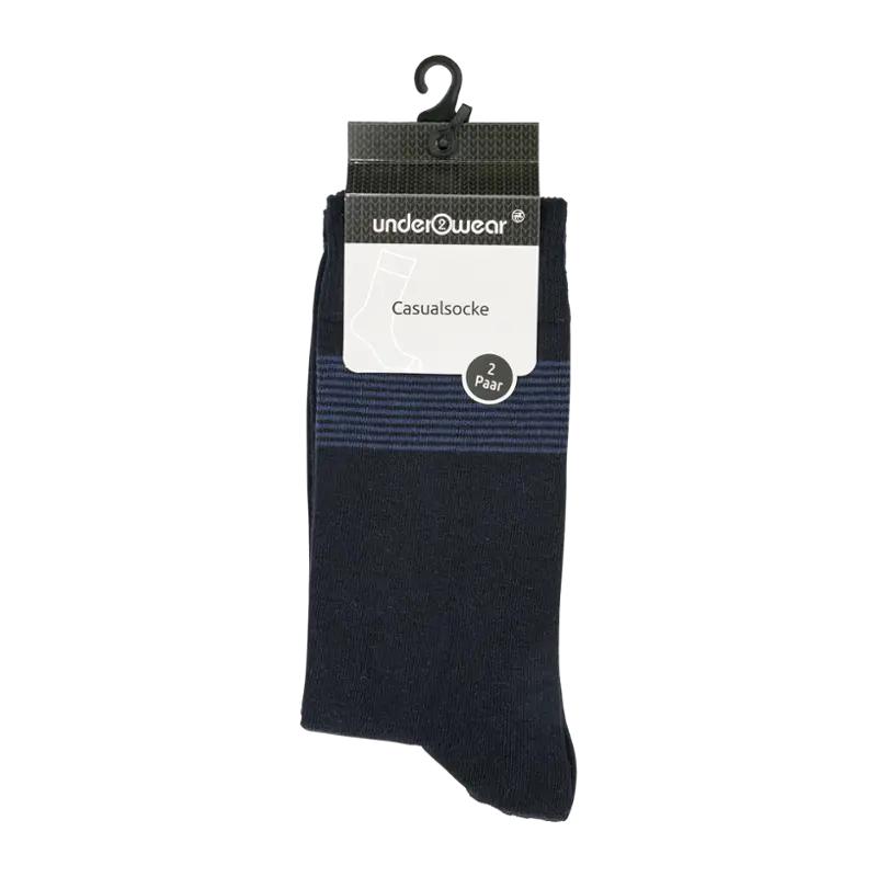 under2wear Ponožky Casual 2PACK vel. 39/42, 2 ks