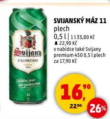 Svijany Svijanský máz 11, 0,5l (plechovka)