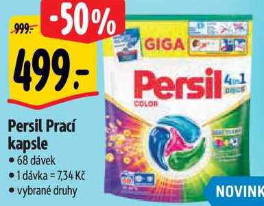 Persil Prací kapsle, 68 dávek