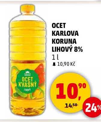 OCET KARLOVA KORUNA LIHOVÝ 8%, 1 l 