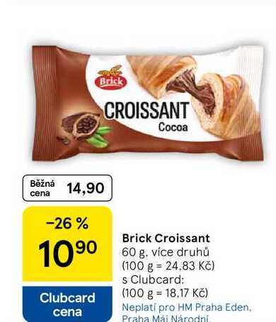 Brick Croissant, 60 g, více druhů