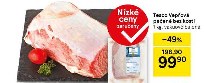 Tesco Vepřová pečeně bez kosti, 1 kg