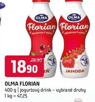 Olma florian 400 g jogurtový drink vybrané druhy