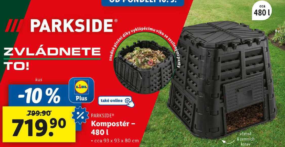 Kompostér - 480 l