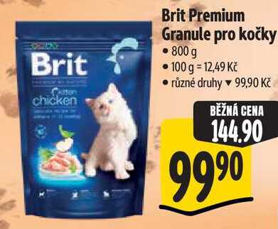 Brit Premium Granule pro kočky, 800 g