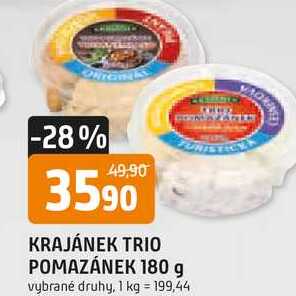 KRAJÁNEK TRIO POMAZÁNEK 180 g