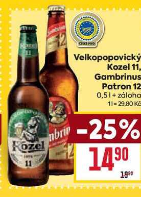 Gambrinus Patron 12 0,5l