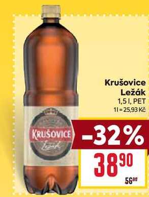 Krušovice Ležák 1,51, PET 