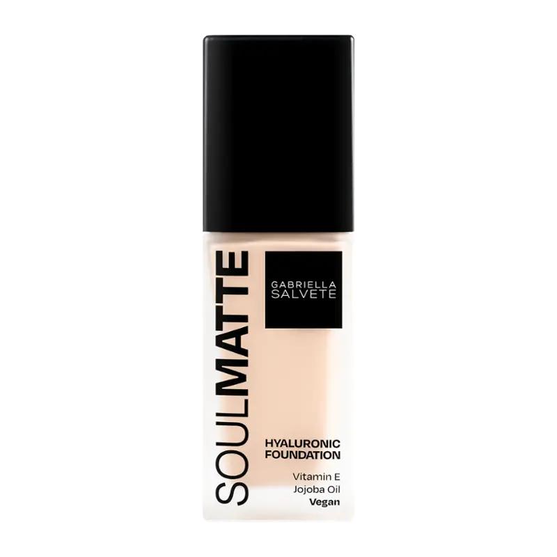 Gabriella Salvete Make-up Soulmatte Foundation Hyaluronic 02 Cold Ivory, 1 ks