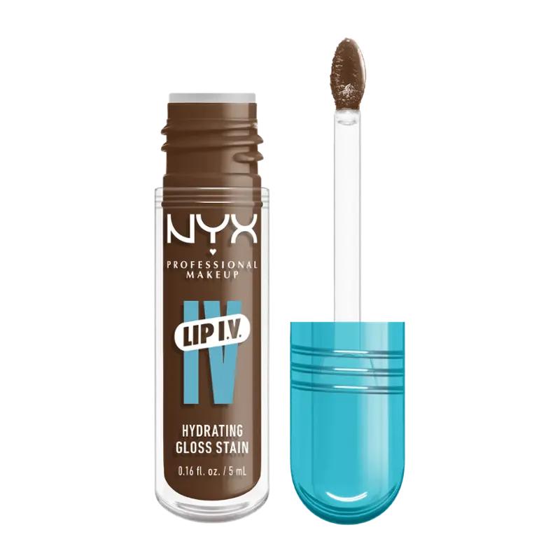 NYX Professional Makeup Lesk na rty Lip IV Hydrating Gloss Stain 03 Splash N Spice, 1 ks