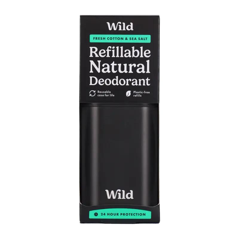 Wild Deodorant tuhý pro muže Starter Fresh Cotton & Sea Salt, 40 g