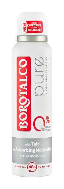 Borotalco Deodorant sprej Pure, 150 ml