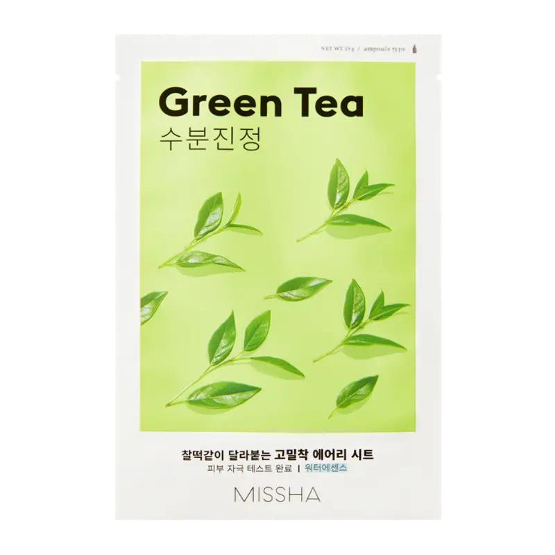 Missha Pleťová maska Green Tea, 19 g