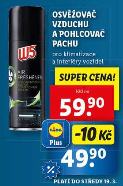 OSVĚŽOVAČ VZDUCHU A POHLCOVAČ PACHU, 100 ml