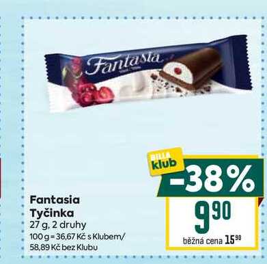 Fantasia Tyčinka 27 g v akci
