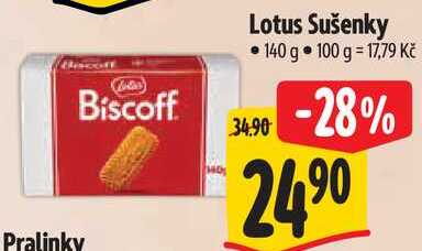 Lotus Sušenky, 140 g
