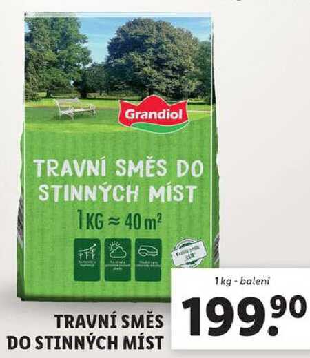 TRAVNÍ SMĚS DO STINNÝCH MÍST, 1 kg