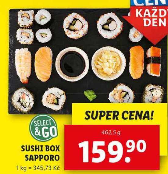 SUSHI BOX SAPPORO, 462,5 g