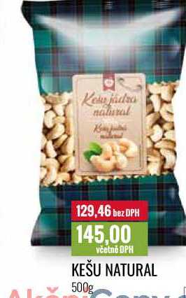 KEŠU NATURAL 500g 