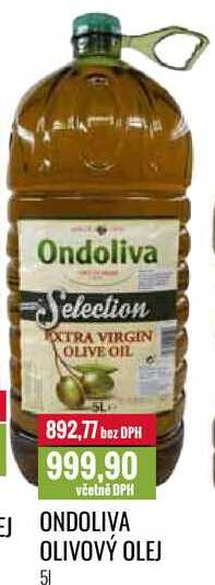 ONDOLIVA OLIVOVÝ OLEJ 5l