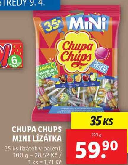 CHUPA CHUPS MINI LÍZÁTKA, 210 g