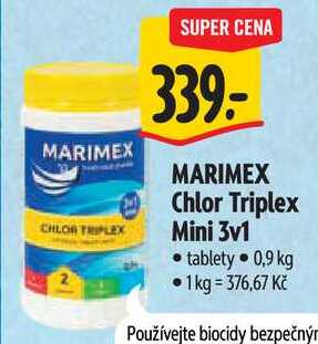 MARIMEX Chlor Triplex Mini 3v1, 0,9 kg 