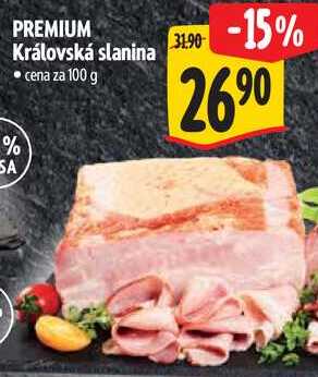 PREMIUM Královská slanina, cena za 100 g