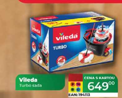 Vileda Turbo sada  