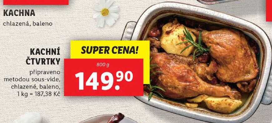 KACHNÍ ČTVRTKY, 800 g