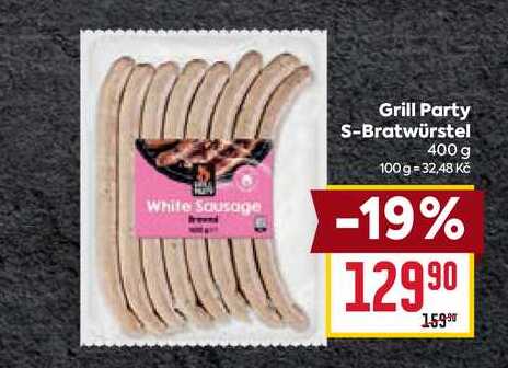 Grill Party S-Bratwürstel 400 g 