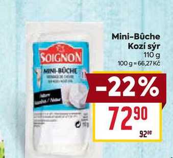 Mini-Bûche Kozí sýr 110 g
