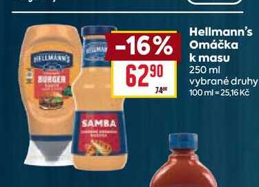Hellmann's omáčka k masu 250 ml 