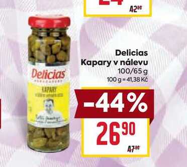 Delicias Kapary v nálevu 100/65 g