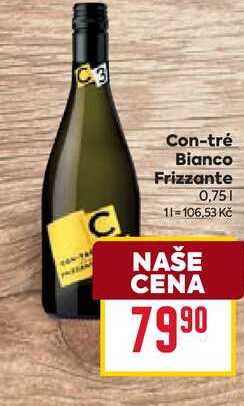 Con-tré Bianco Frizzante 0,75l