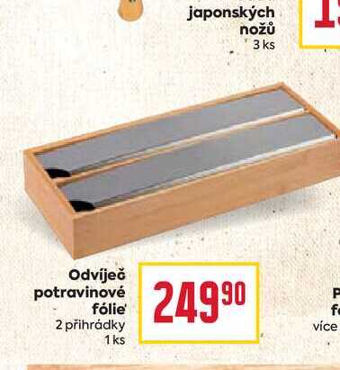 Odvíječ potravinové fólie' 2 přihrádky 1 ks