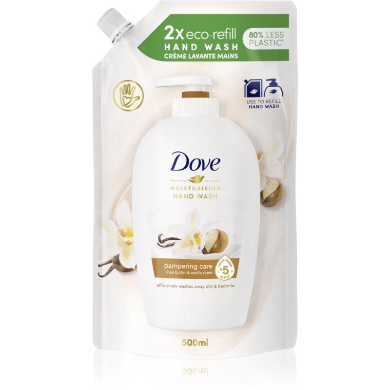 Dove Purely Pampering Shea Butter tekuté mýdlo náhradní náplň bambucké máslo a vanilka 500 ml