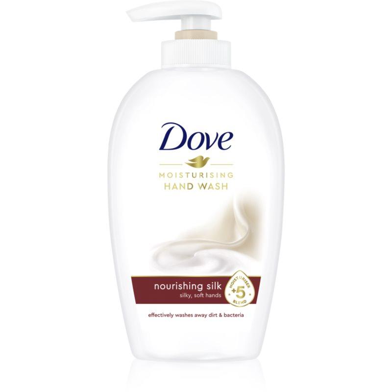 Dove Silk Fine tekuté mýdlo s pumpičkou bílá orchidej 250 ml