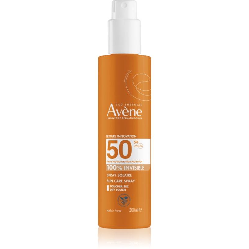 Avène Sun Care Spray 100% Invisible ochranný sprej na opalování SPF 50 200 ml