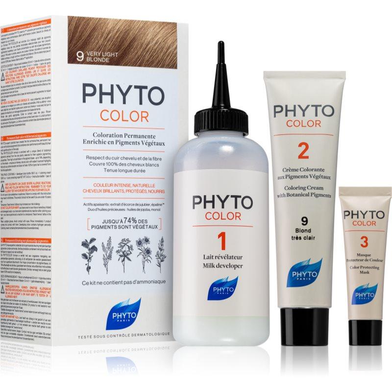 Phyto Color barva na vlasy bez amoniaku odstín 9 Very Light Blonde 1 ks