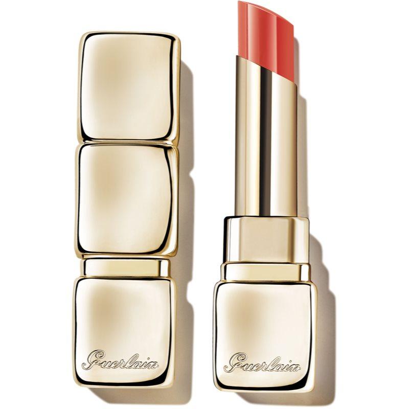GUERLAIN KissKiss Shine Bloom lesklá rtěnka odstín 319 Peach Kiss 3,5 g