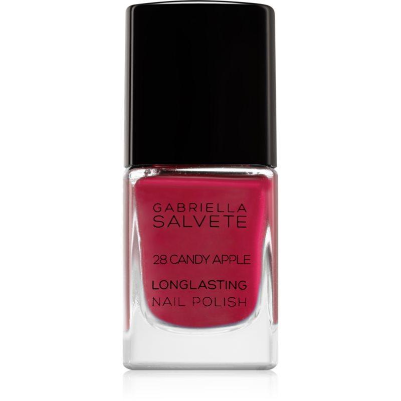 Gabriella Salvete Longlasting Enamel dlouhotrvající lak na nehty s vysokým leskem odstín 28 Candy Apple 11 ml