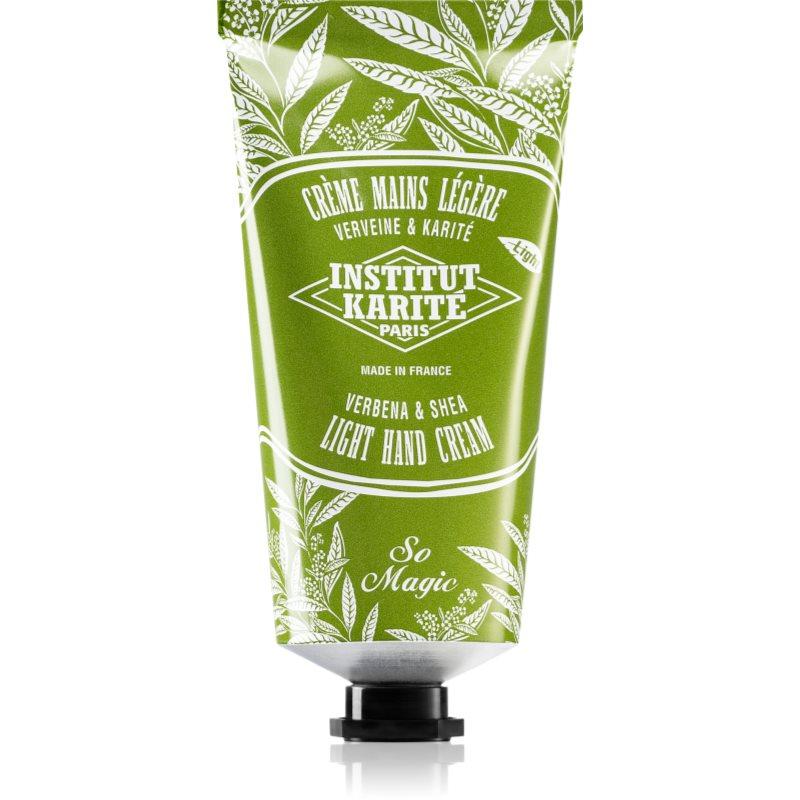 Institut Karité Paris Lemon Verbena So Magic lehký krém na ruce s bambuckým máslem tube + box 75 ml