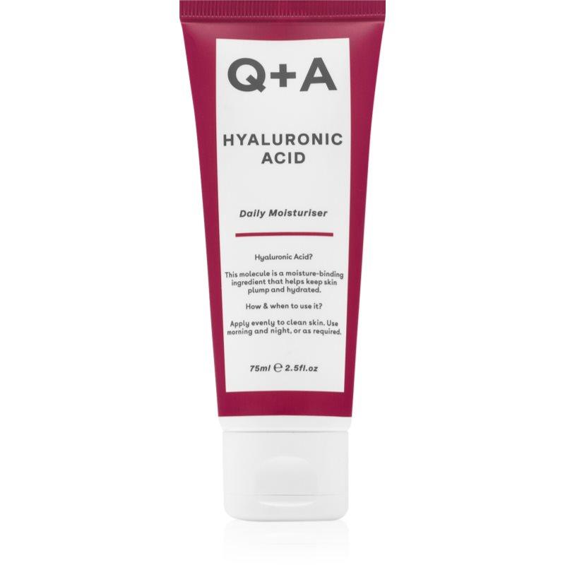 Q+A Hyaluronic Acid hydratační krém na obličej pro každodenní použití 75 ml