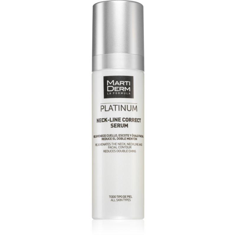 MartiDerm Platinum Neck-Line intenzivní liftingové sérum na zpevnění krku a brady 50 ml