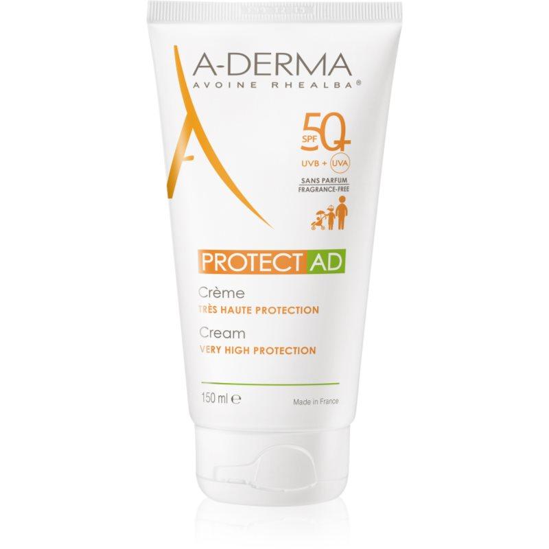 A-Derma Protect AD Cream ochranný opalovací krém pro atopickou pokožku SPF 50+ 150 ml
