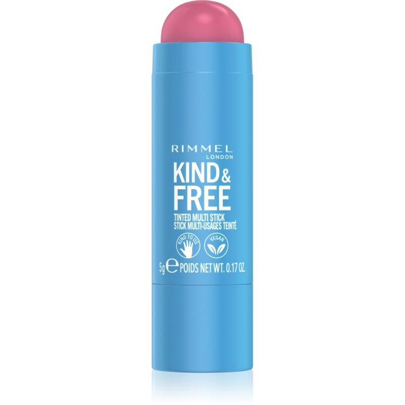 Rimmel Kind & Free multifunkční líčidlo pro oči, rty a tvář odstín 003 Pink Heat 5 g