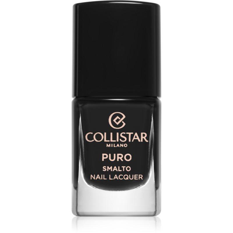 Collistar Puro Long-Lasting Nail Lacquer dlouhotrvající lak na nehty odstín 313 Nero Intenso 10 ml