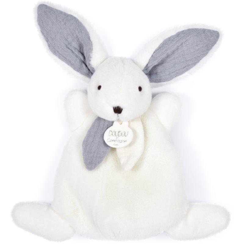 Doudou Happy Rabbit plyšová hračka Blue 17 cm 1 ks