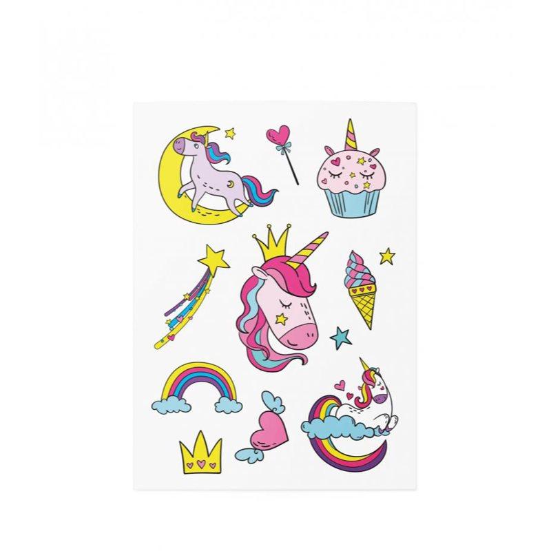 TATTonMe Temporary Tattoos Unicorns tetování pro děti voděodolné 3 y+ 1 ks