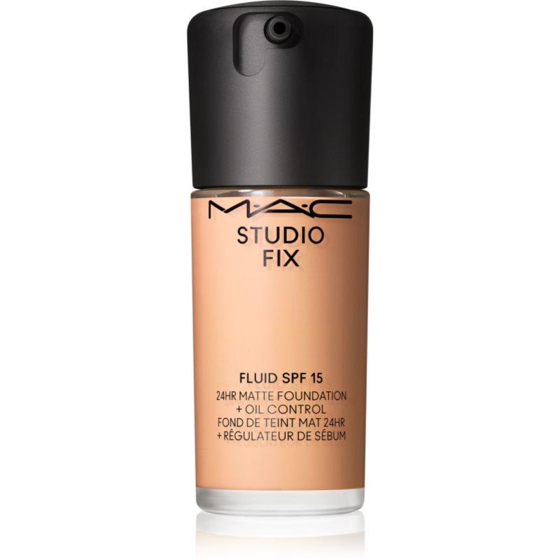 MAC Cosmetics Studio Fix Fluid SPF 15 24HR Matte Foundation + Oil Control matující make-up SPF 15 odstín NW20 30 ml